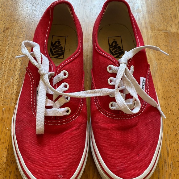 Vans led cavas lace up sneakers so cute kids sz 3 - Picture 2 of 13